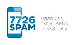'7726 SPAM - reporting txt SPAM is free and easy' logo