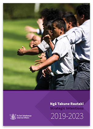 Ngā Takune Rautaki - Strategic Intentions 2019-2023