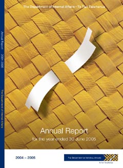 Pūrongo Ā Tau - Internal Affairs Annual Report 2005