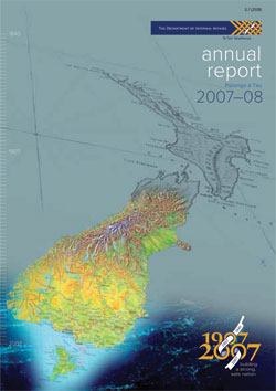 Pūrongo Ā Tau - Internal Affairs Annual Report 2008