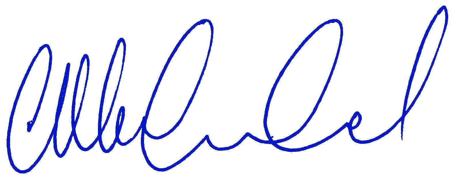 Signature of Colin MacDonald, Internal Affairs Chief Executive
