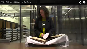 Thumbnail image of 'Why DIA should support Te Reo' video on YouTube