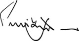 Peter Dunne's signature