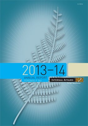 Pūrongo Ā Tau - Internal Affairs Annual Report 2014