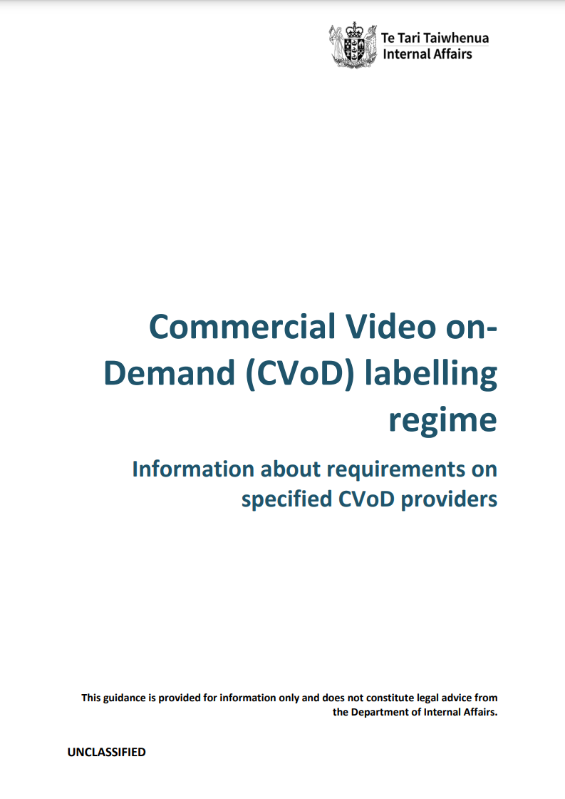 Image of the Commercial video on-demand document 