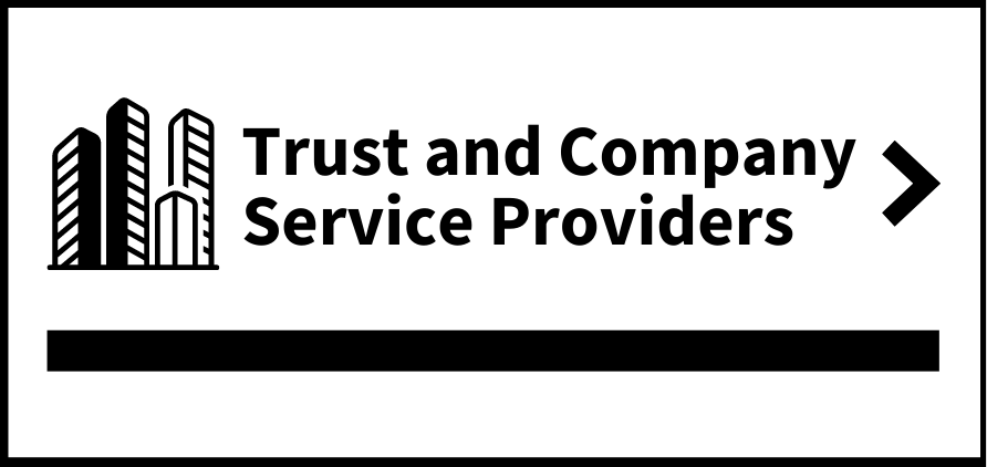 Trust and Company Service Providers (link and button)
