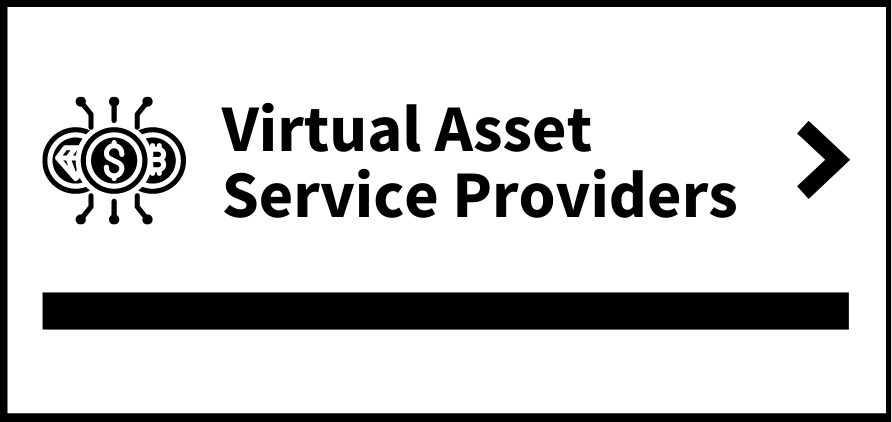 Virtual Asset Service Providers (link and button)