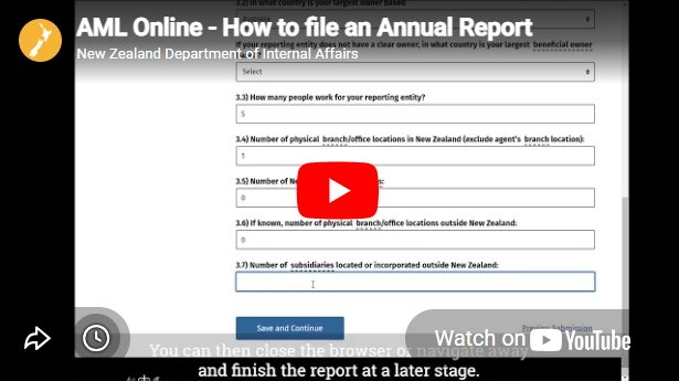 How to file an Annual Report on AML Online