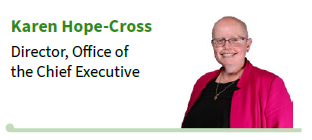 Karen Hope-Cross Director, Office of the Chief Executive