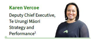 Karen Vercoe Deputy Chief Executive,  Te Urungi Māori Strategy and Performance [1]
