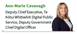 Ann-Marie Cavanagh Deputy Chief Executive, Te Kōtui Whitiwhiti Digital Public Service, Deputy Government Chief Digital Officer