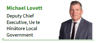Michael Lovett, Deputy Chief Executive, Ue te Hīnātore Local Government