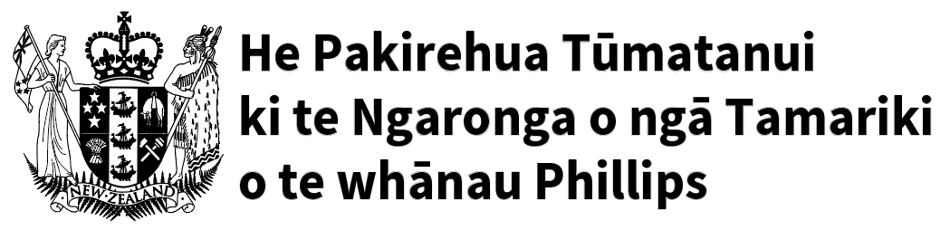 He Pakirehua Tūmatanui ki te Ngaronga o ngā Tamariki o te whānau Phillips