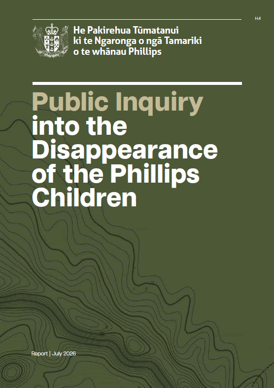 Click on image to open PDF version of this report (PDF, 6.8MB) - Public Inquiry into the Disappearance of the Phillips Children Public Inquiry into the Disappearance of the Phillips Children