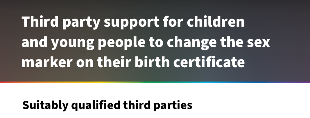 link to suitably qualified third parties pdf factsheet