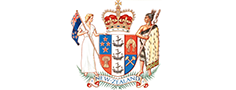 Queen Elizabeth II, Queen of New Zealand and the New Zealand Coat of Arms