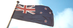 The New Zealand flag